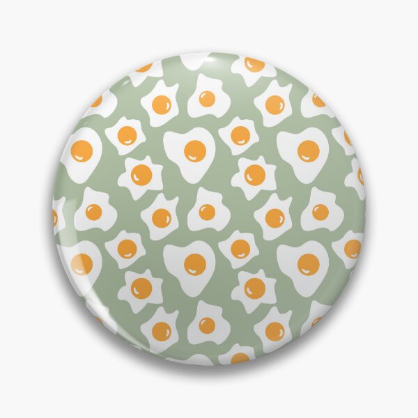 Item preview, Cute Fried Egg Breakfast Seamless Pattern designed and sold by CosmoPixelArts.