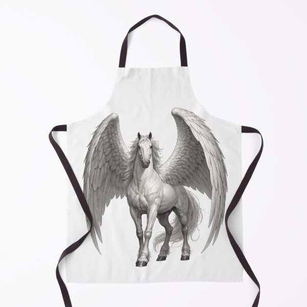 Item preview, Pegasus Mythical Winged Horse — Celestial Fantasy Creature Art designed and sold by AlexLineArt.