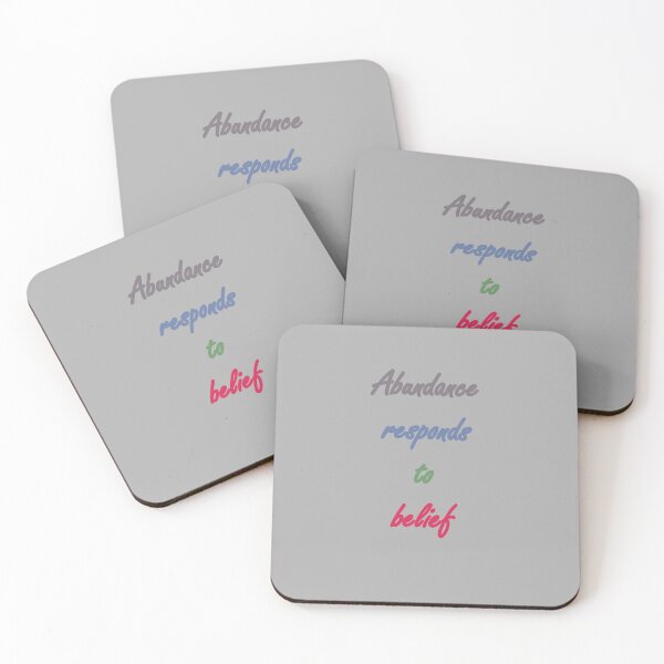 Item preview, Abundance responds to belief designed and sold by Kat's Design Hub.