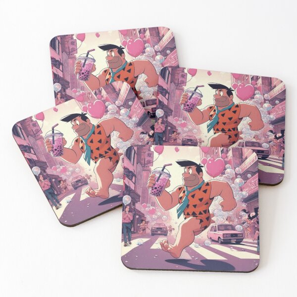 Item preview, “Yabba Dabba Bubble: Fred Flintstone in the Neon Epoch” designed and sold by Print Fiction.