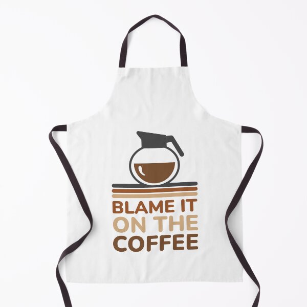 Item preview, Blame It On The Coffee - Funny Coffee Lover Quote designed and sold by Shape Snip Studio.
