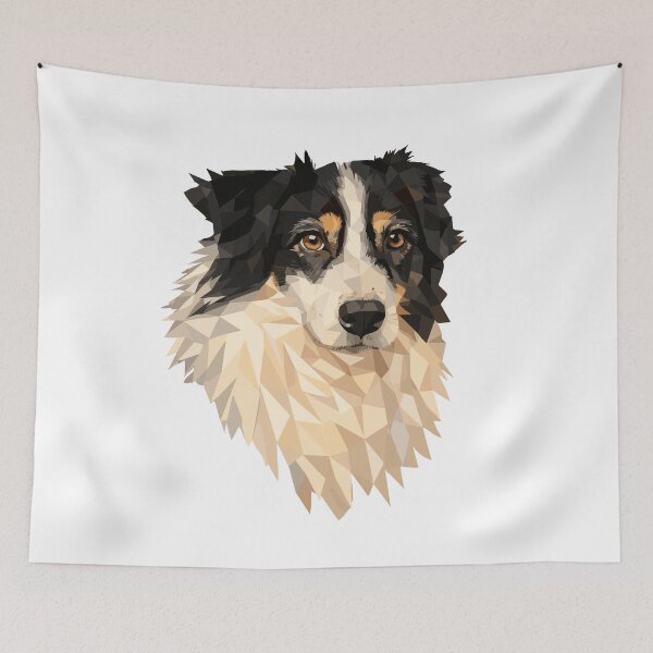 Item preview, Low Polygon Dog – Geometric Dog Art Design designed and sold by OverNickles194.