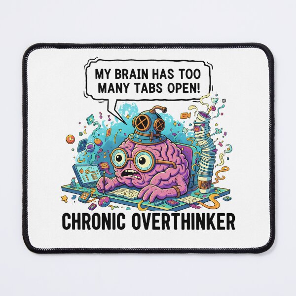 Item preview, Chronic Overthinker designed and sold by Divine Ease.