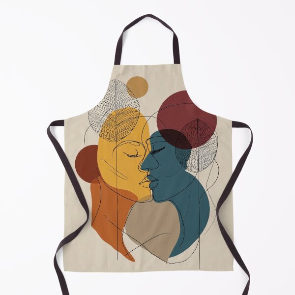 Item preview, Abstract boho Faces Intertwined designed and sold by lautir.