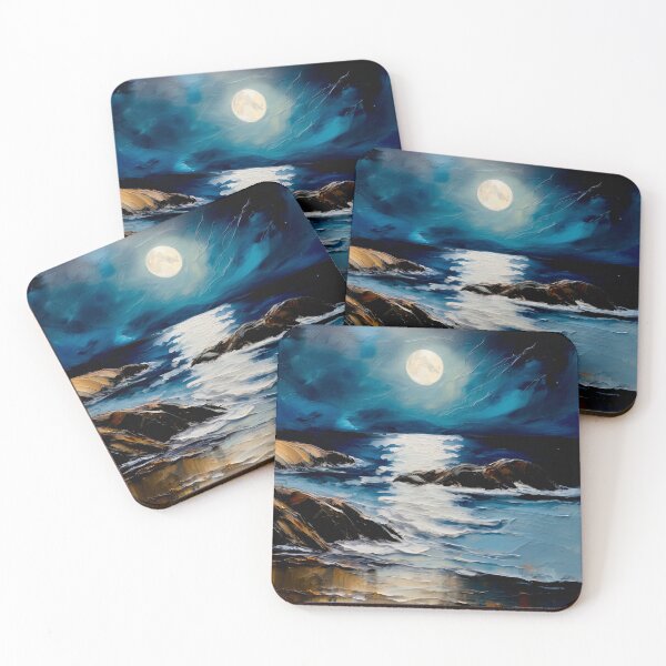 Item preview, Luz de luna sobre Cabo Bretón designed and sold by Island Art Studios.