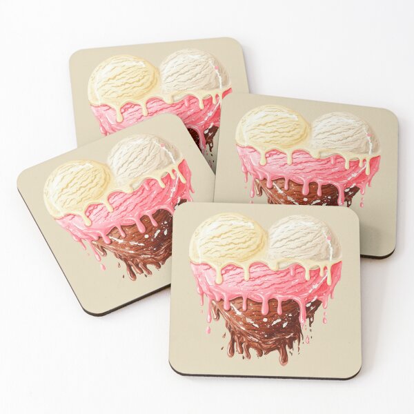 Item preview, Melting Ice Cream Heart designed and sold by Joako Zeta.