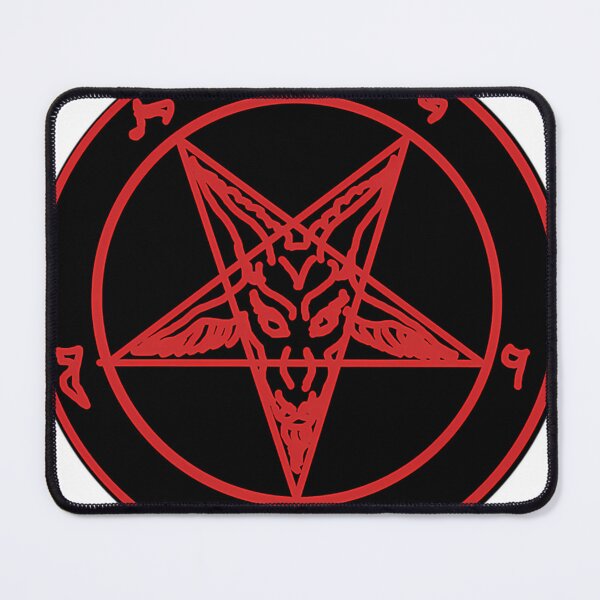 Artikelvorschau, Roter Baphomet entworfen und verkauft von davonsstickers.