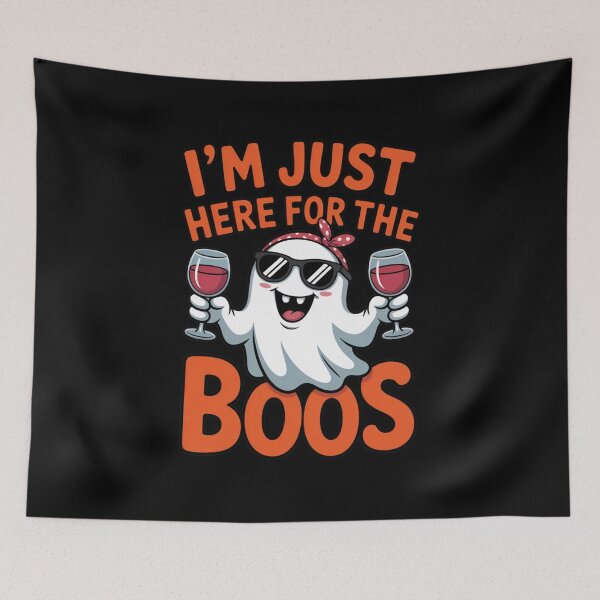 Item preview, I’m Just Here For Boos designed and sold by flagylART.