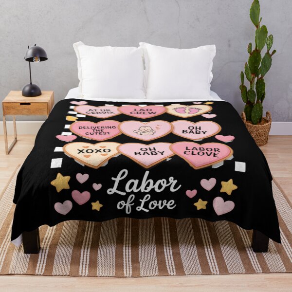 Item preview, Valentine L&D Nurse Hearts XOXO Baby Checkered designed and sold by SyncSusscess.
