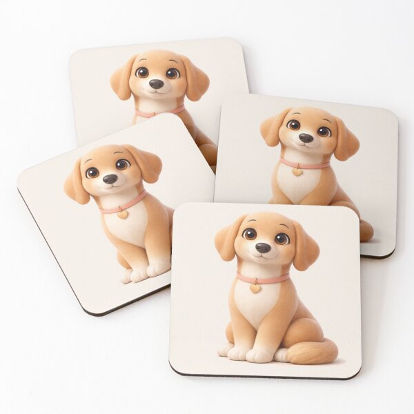Item preview, Soft Dog Mom Comfort – Gentle Puppy 3D Art designed and sold by dogmomtees.