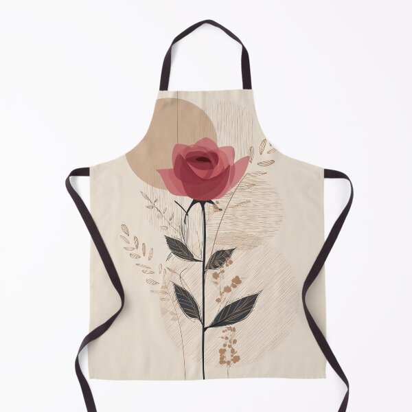 Item preview, Geometric rose Floral boho Composition designed and sold by lautir.