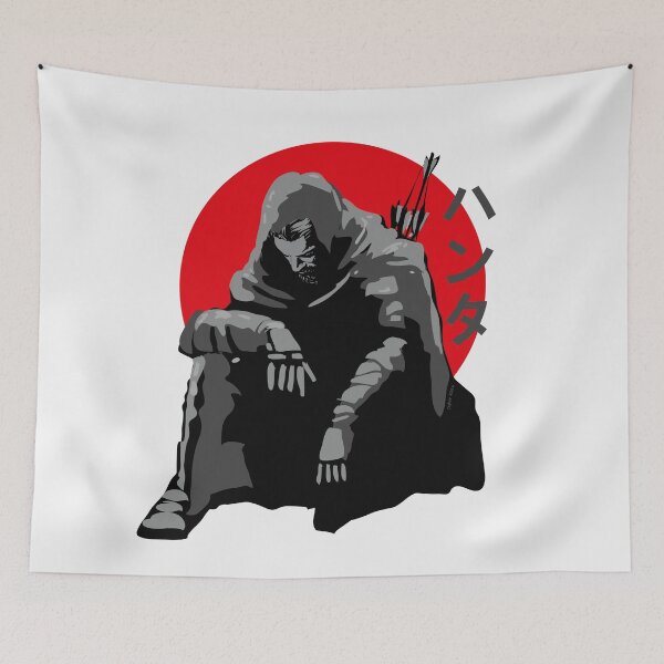 Item preview, Urban Archer - Japanese Katakana Hunter - Red Sun Edition designed and sold by SKETCHYANDGRAPHIC.