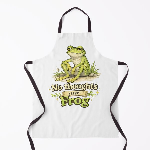 Item preview, No Thoughts Just Frog designed and sold by Kylie’s Kanvas.