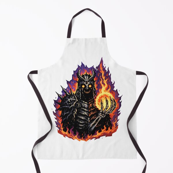 Item preview, Flame Demon Lord – Dark Fantasy Fire Skull Art designed and sold by Senkov.