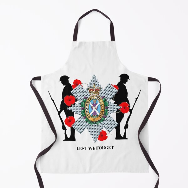Item preview, The Black Watch Remembrance Lest we Forget designed and sold by Bootneckstore.