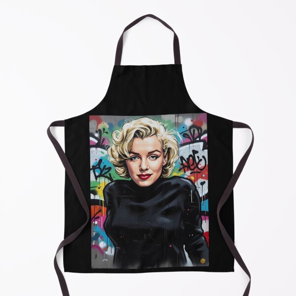 Item preview, Marilyn raffiti pop art portrait designed and sold by CessB.