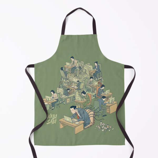 Item preview, Ukiyo-e style - Japanese people sitting too much? designed and sold by WABISABIMOMENTS.