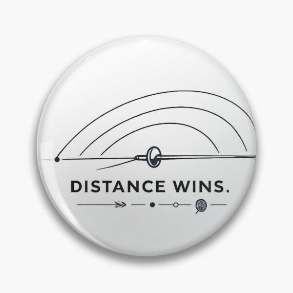Item preview, Distance Wins – Minimal Épée Distance Control Arcs designed and sold by ChillCharmStudio.