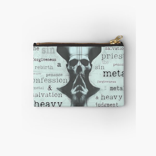 Item preview,  Heavy Metal Skull Sketch Artwork Religious Accents designed and sold by Deniour.