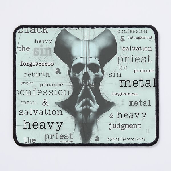 Item preview,  Heavy Metal Skull Sketch Artwork Religious Accents designed and sold by Deniour.