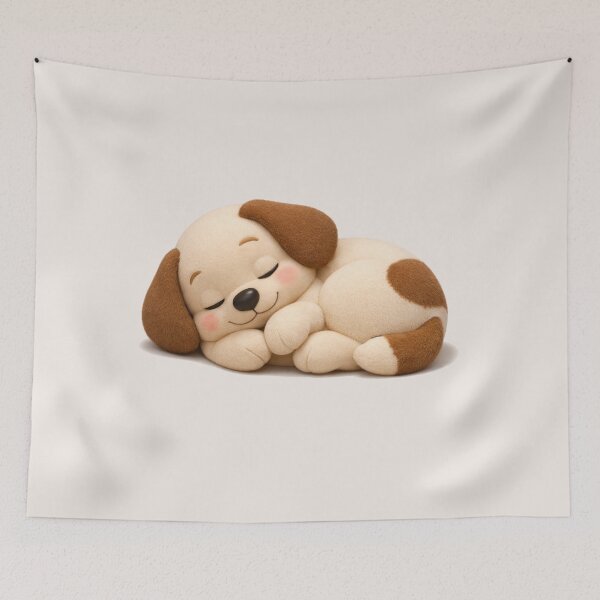 Item preview, Cozy Dog Mom Comfort – Sleeping Puppy 3D Art designed and sold by dogmomtees.