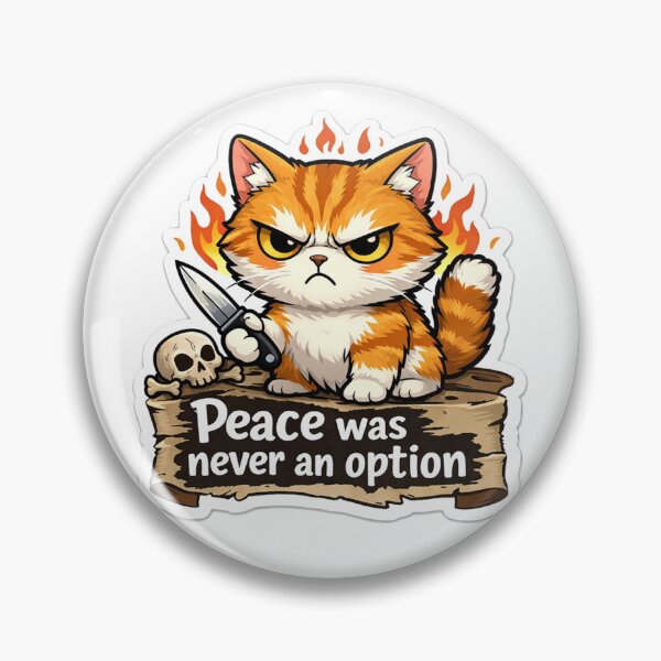 Item preview, Grumpy Cat - Peace Was Never an Option designed and sold by KyliesKanvas22.