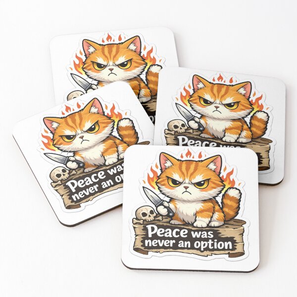 Item preview, Grumpy Cat - Peace Was Never an Option designed and sold by KyliesKanvas22.