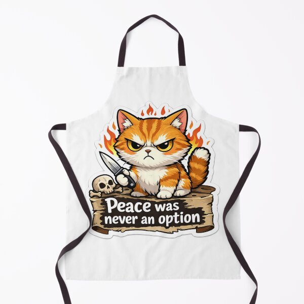 Item preview, Grumpy Cat - Peace Was Never an Option designed and sold by Kylie’s Kanvas.