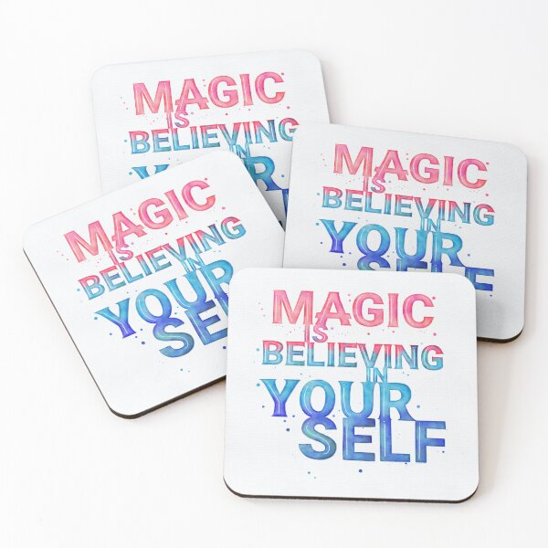 Item preview, Magic is Believing in Yourself. Motivational Quote designed and sold by Sandra Brezina.
