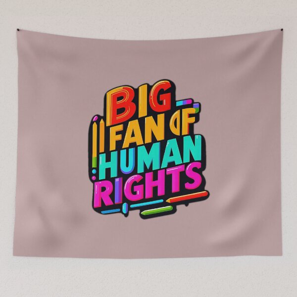 Item preview, big fan of human rights designed and sold by NCNGDESIGN.