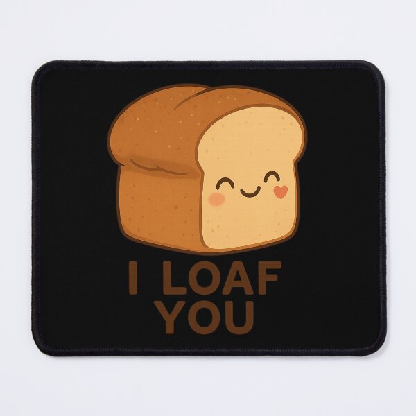 Item preview, I Loaf You - Cute I Love You Bread Loaf Love Pun designed and sold by Moons Studio.