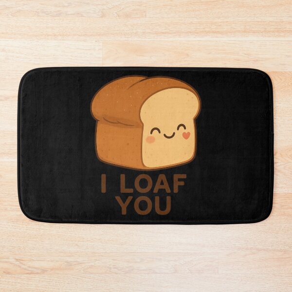 Item preview, I Loaf You - Cute I Love You Bread Loaf Love Pun designed and sold by Moons Studio.