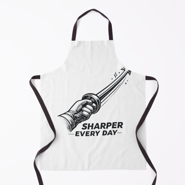 Item preview, Sharper Every Day – Fencing Foil Grip Arrow Motivation designed and sold by ChillCharmStudio.
