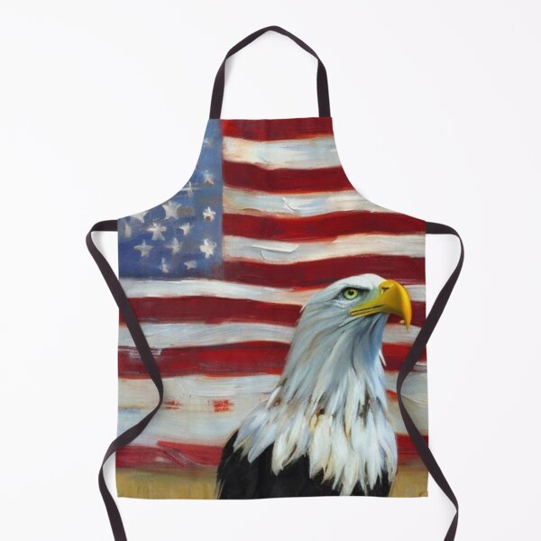 Item preview, Patriotic Bald Eagle Close Up Art for Independence Day Americans designed and sold by WildStroke.