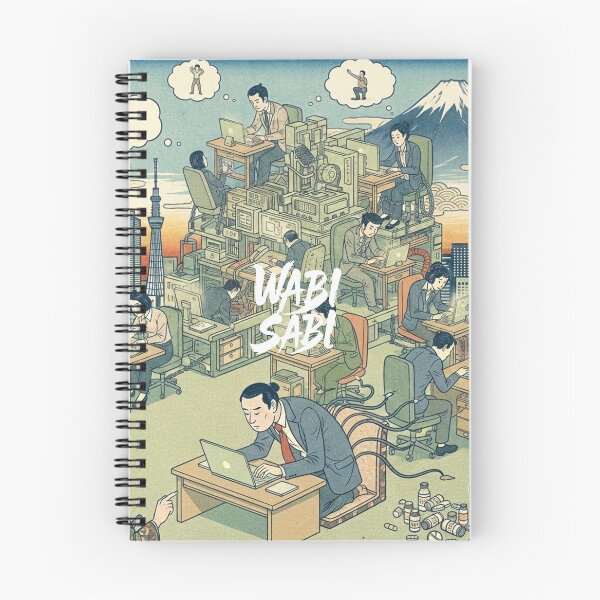 Item preview, Ukiyo-e style - Japanese people sitting too much? - BG designed and sold by WABISABIMOMENTS.
