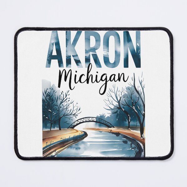 Item preview, Akron, Michigan, Akron MI, Akron Michigan designed and sold by MoMidoStore.
