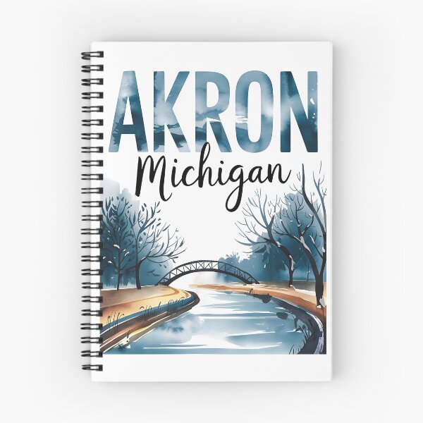Item preview, Akron, Michigan, Akron MI, Akron Michigan designed and sold by MoMidoStore.