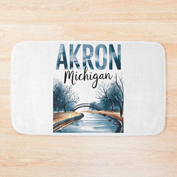 Item preview, Akron, Michigan, Akron MI, Akron Michigan designed and sold by MoMidoStore.
