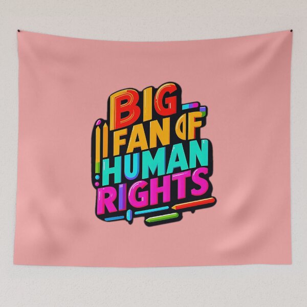 Item preview, big fan of human rights designed and sold by NCNGDESIGN.