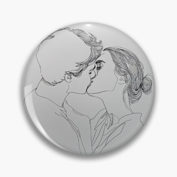 Item preview, Couple in a Tender Kiss designed and sold by lautir.