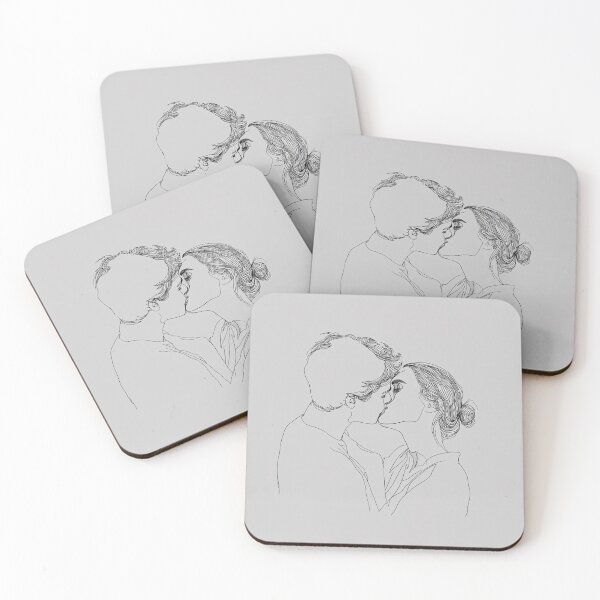 Item preview, Couple in a Tender Kiss designed and sold by lautir.