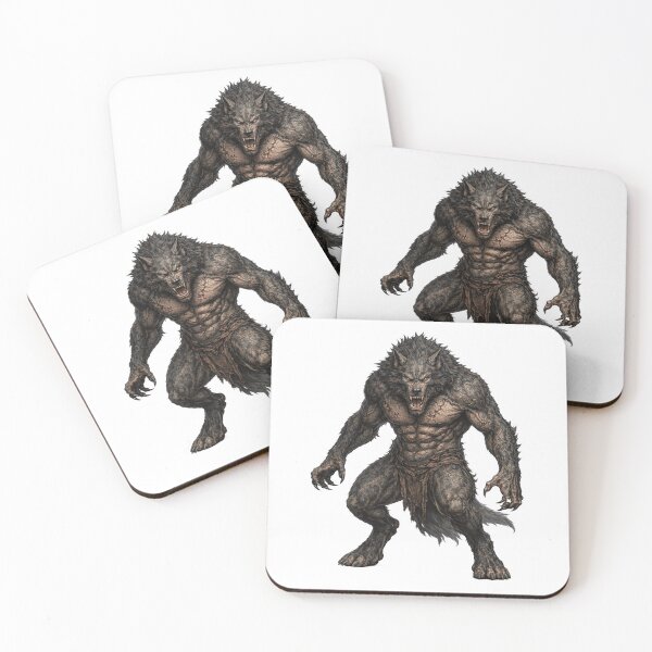 Item preview, Werewolf Mythical Beast — Ferocious Shape-Shifting Creature designed and sold by AlexLineArt.