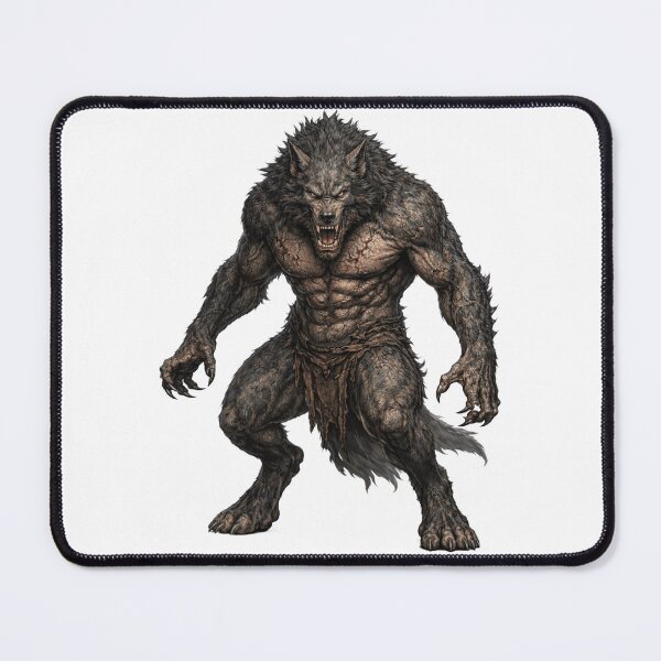 Item preview, Werewolf Mythical Beast — Ferocious Shape-Shifting Creature designed and sold by AlexLineArt.