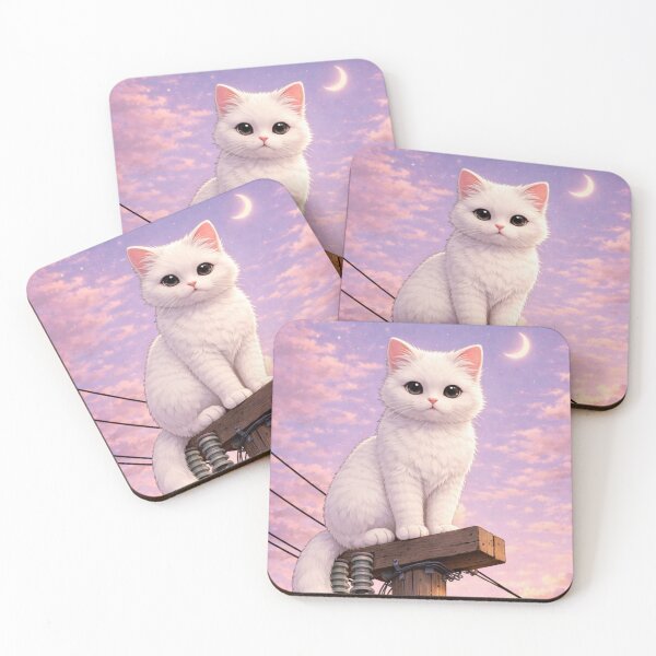 Item preview, Cat on a lamppost designed and sold by Miryou.