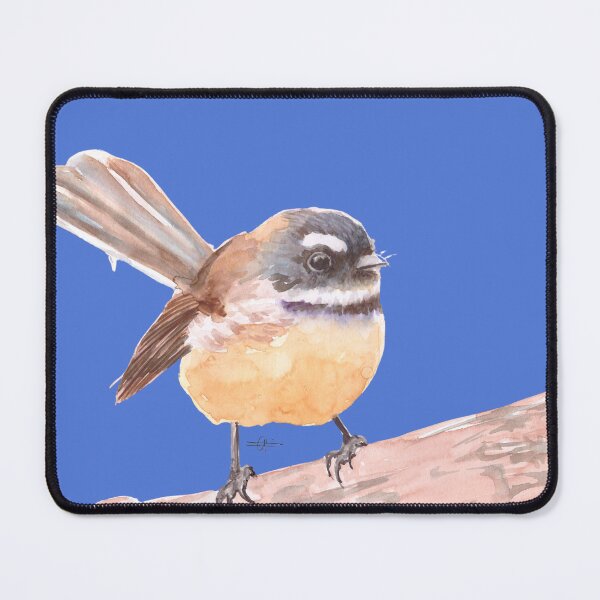 Item preview, Friendly Fantail bird watercolour painting designed and sold by art-elodie-g.