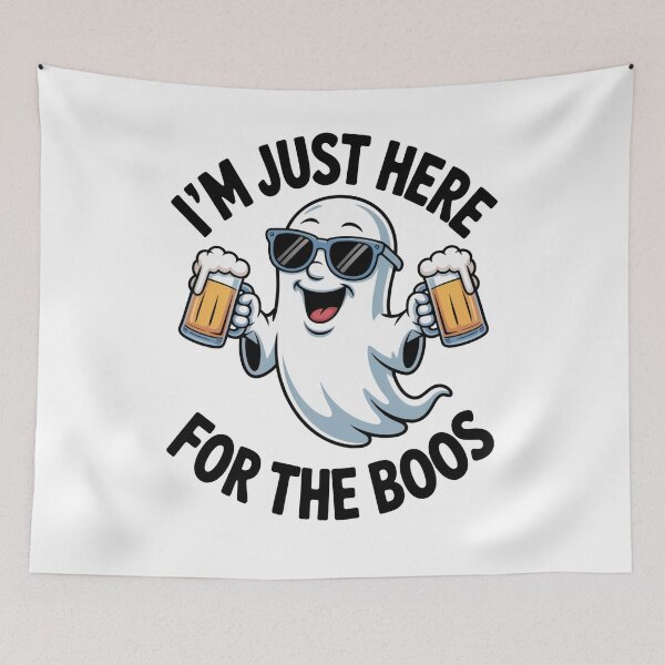 Item preview, I’m Just Here For Boos designed and sold by flagylART.
