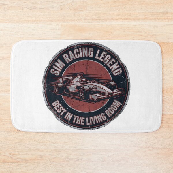 Item preview, Sim Racing Legend Best In The Living Room Red Badge designed and sold by Fenay Designs.