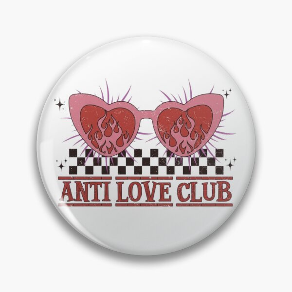 Item preview, Anti Love Club Heart Sunglasses Retro Aesthetic designed and sold by Oniyasha.