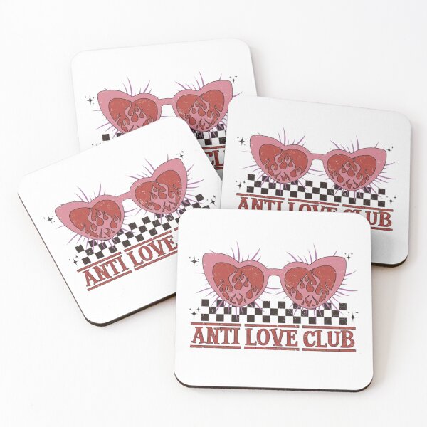 Item preview, Anti Love Club Heart Sunglasses Retro Aesthetic designed and sold by Oniyasha.