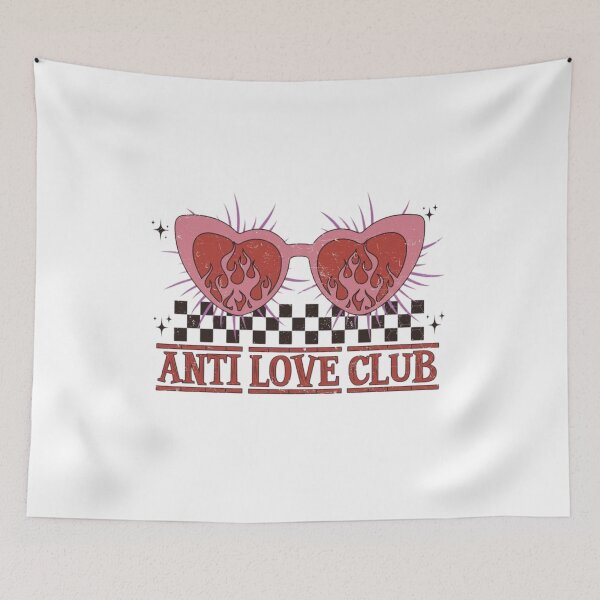 Item preview, Anti Love Club Heart Sunglasses Retro Aesthetic designed and sold by Oniyasha.